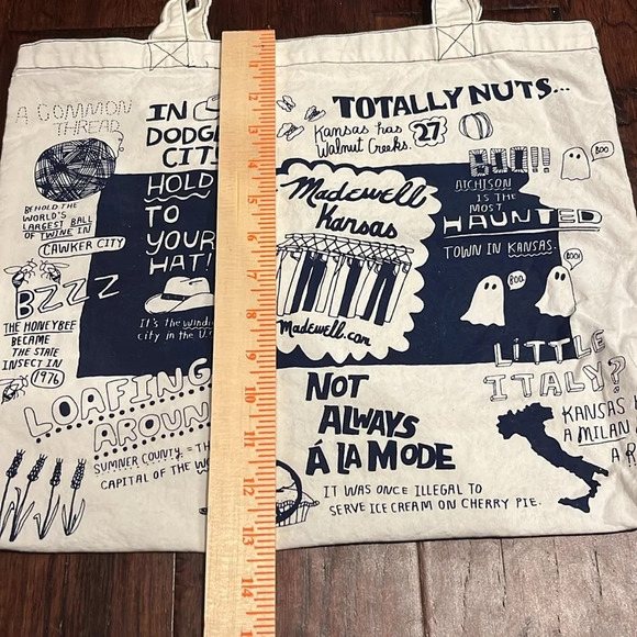 madewell illustrated stateside tote - kansas - Picture 4 of 5